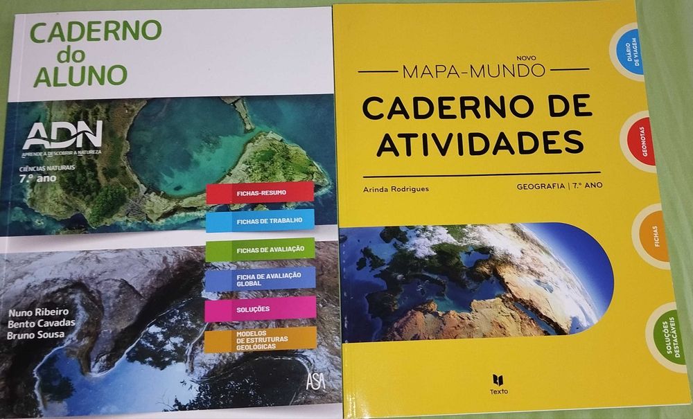 Livros de atividades e Manuais escolares
