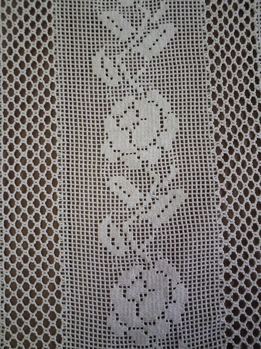 Colcha de renda solteiro