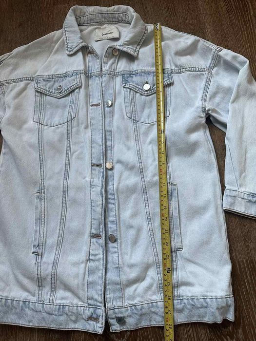 Джинсова куртка оверсайз жіноча Stradivarius розмір S