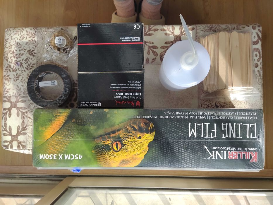 Material Completo Tatuagem - kit profissional