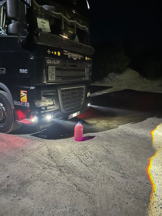 Протитуманні фари LED 4" inch дюйми 100мм 100W штатн на DAF 105 XF CF