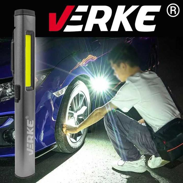 Latarka warsztatowa laser LED aku  400LM