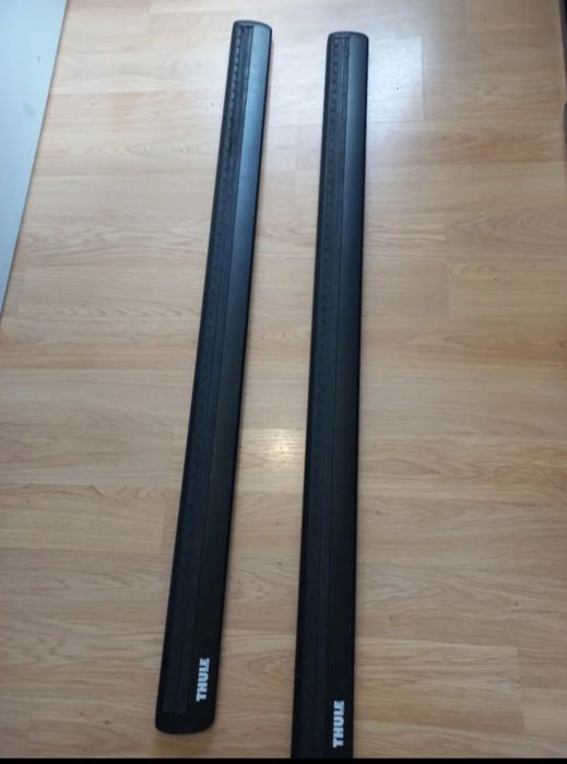 Barras tejadilho Thule wingbar evo black 127cm