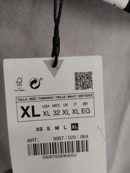 Wyprzedaż! Nowy crop top Zara rozm.L/XL wiskoza