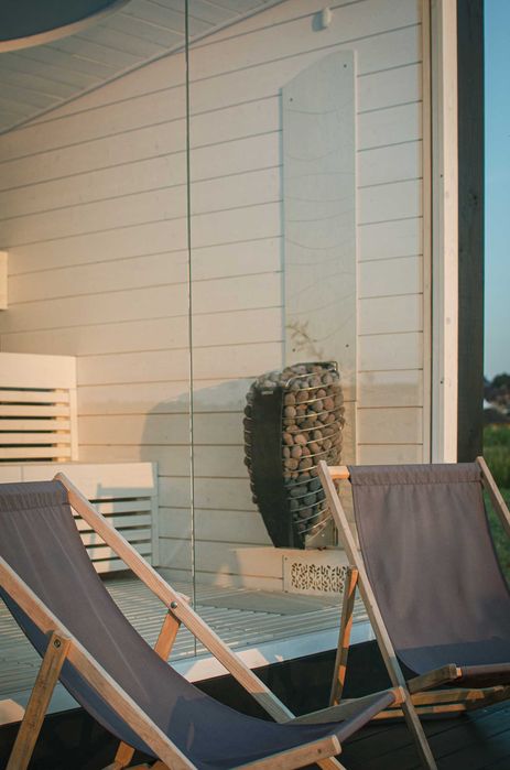 Sauna ogrodowa zewnętrzna