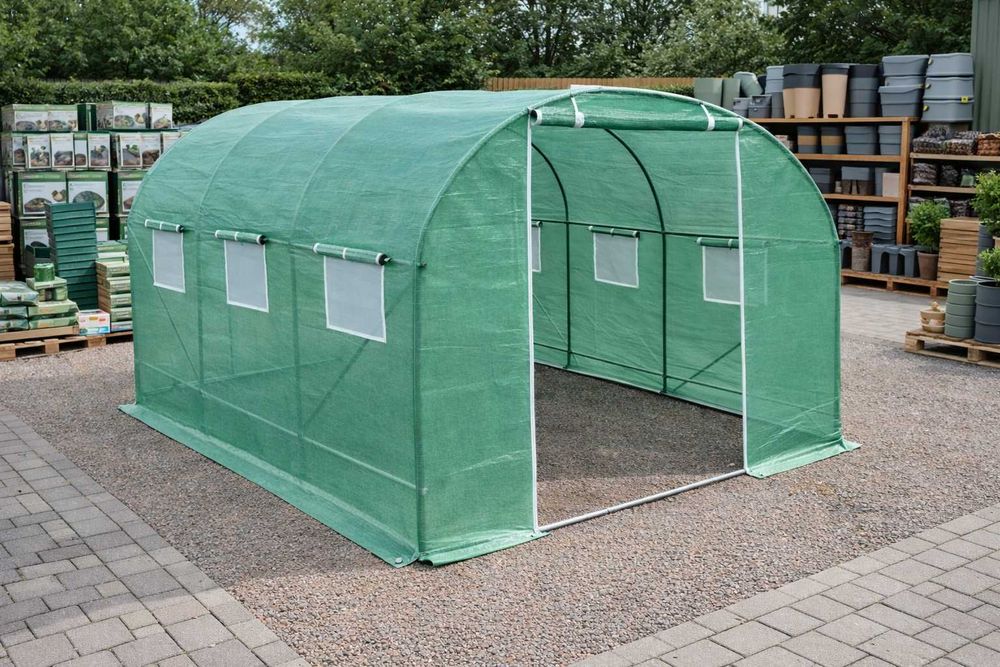 Теплиця парник тент для саду теплица розмір 6м² тунель для розсади