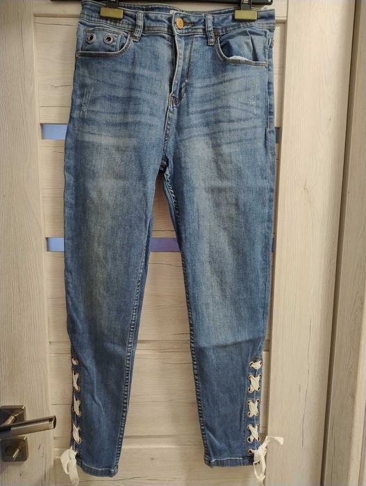 Spodnie jeansy damskie rozm 38