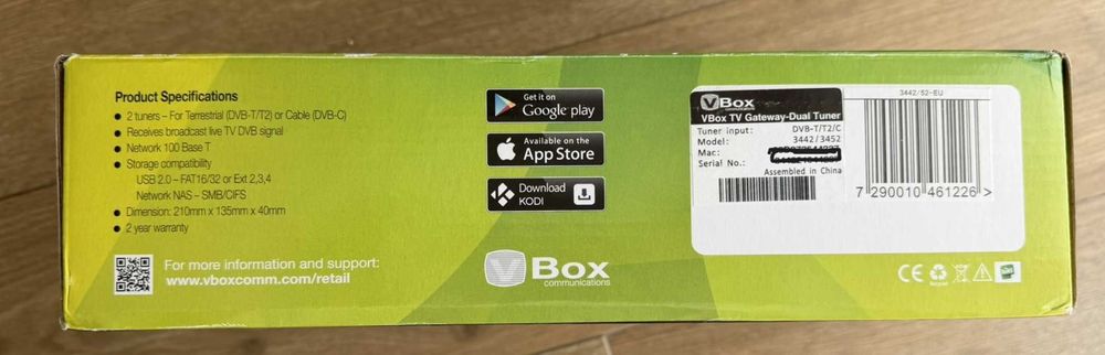 VBox TV Gateway for Terrestrial – DVB-T/T2
