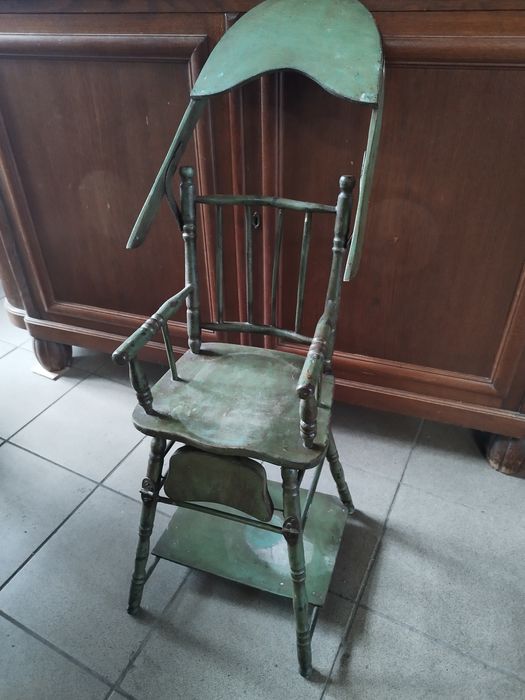 krzesełko stolik fotelik Antyk Vintage dla dzieci