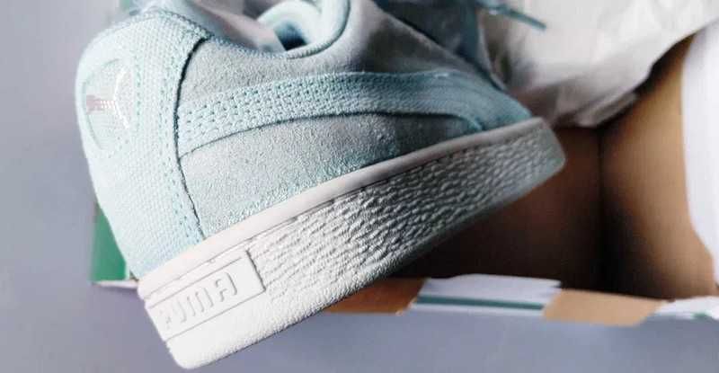 Puma adidasy sneakersy Suede Heart PEBBLE WN'S r. 38 skóra naturalna