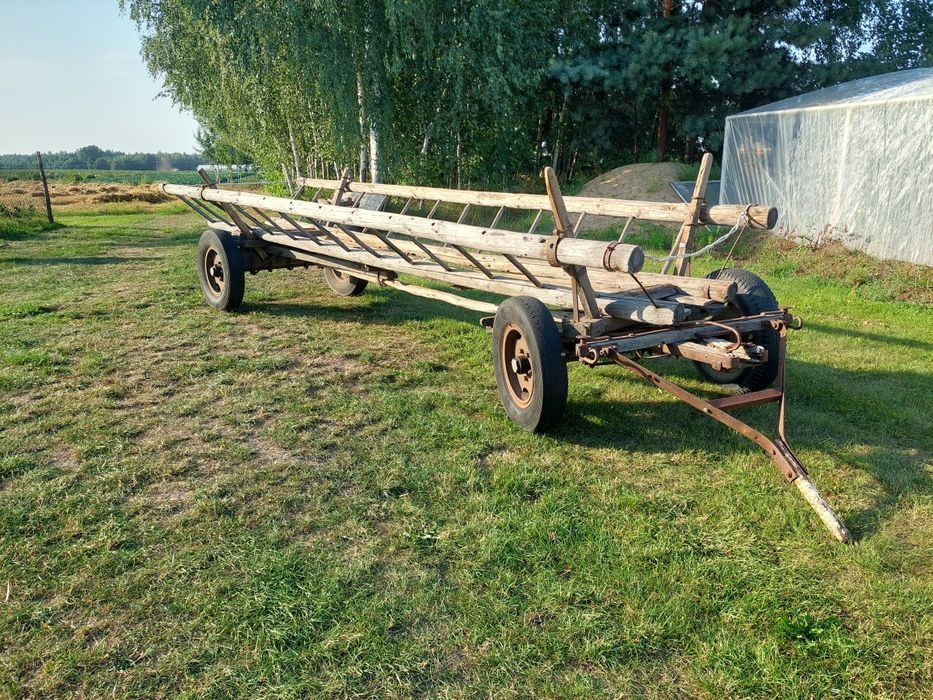 Wóz  drabiniasty z możliwością przerobienia na skrzyniowy
