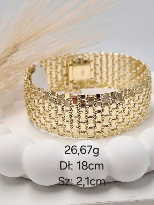 Złota bransoletka 585 14k NOWA