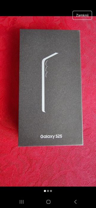 Samsung galaxy s25 faktura do wglądu niebieski