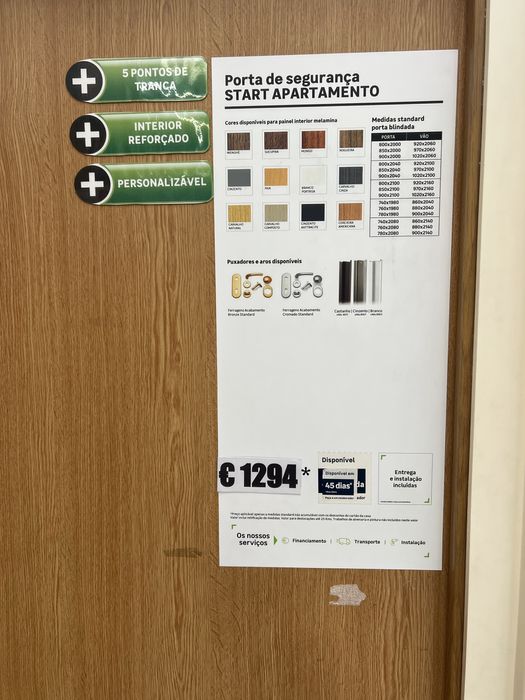 Porta Blindada alta Seguranca Nova