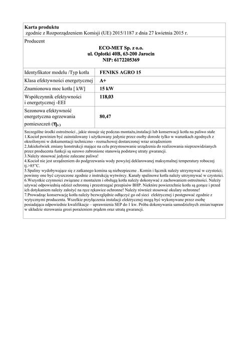 Dofinansowanie "Czyste powietrze" Kocioł TECHNIX PELL LUX 15kW pellet