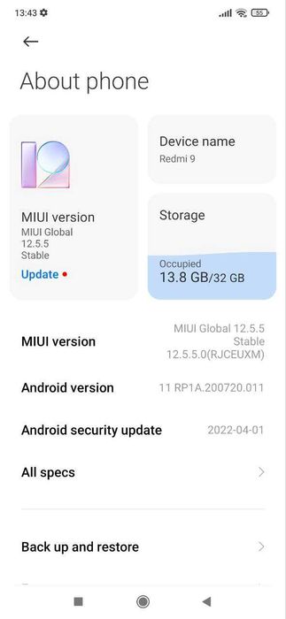 Xiaomi Redmi 9 3/32 робочий