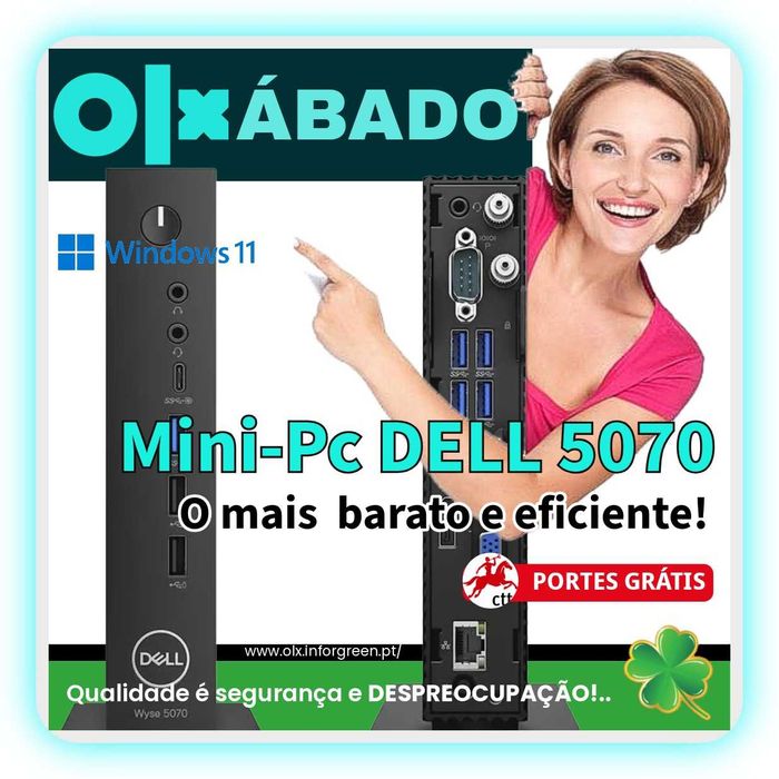 Mini-PC Dell 5070 - Portes incluídos no preço - PROMOÇÃO ATÉ DIA 15 DE AGOSTO 2026