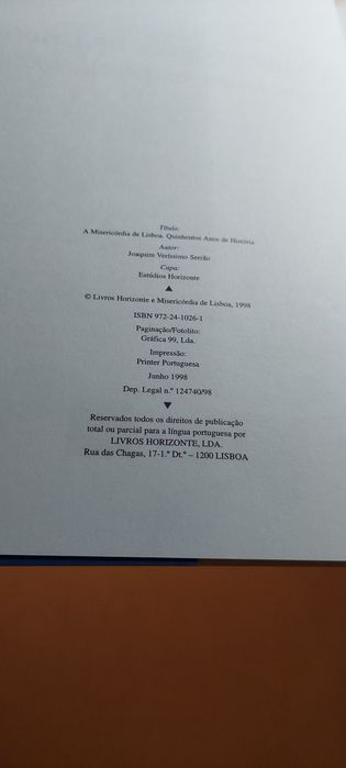 A Misericórdia de Lisboa - Joaquim Veríssimo Serrão