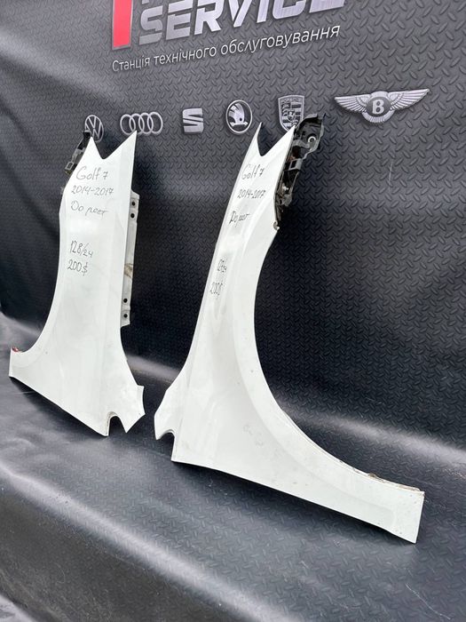 Крило переднє  праве vw Golf 7 LB9A 2013-2016 до рест.