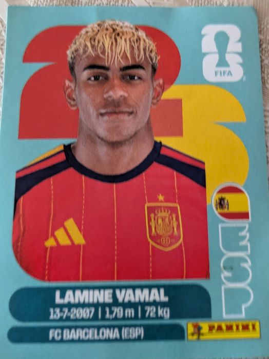Panini fifa ламин ямаль