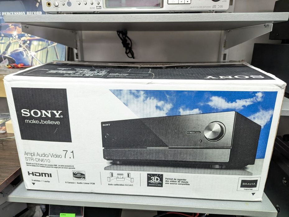 7.1 AV-ресивер Sony STR-DN610. Bravia Sync. 3D, HDMI, Bi-Amp.
