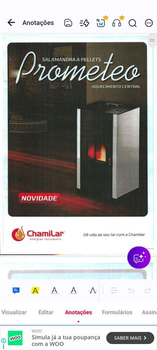 Equipamento de aquecimento central