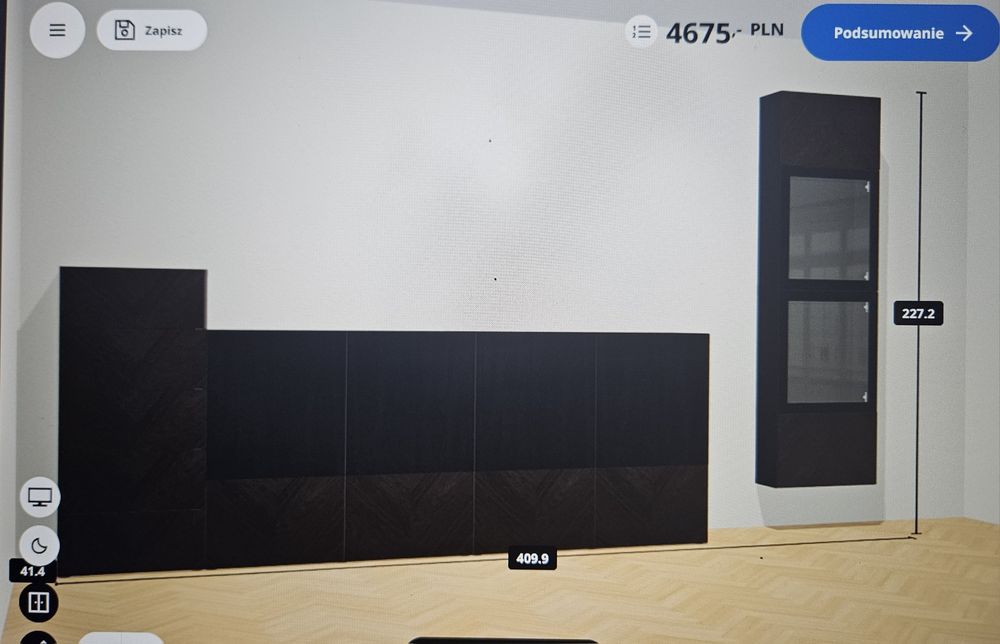 Zestaw mebli Besta Ikea