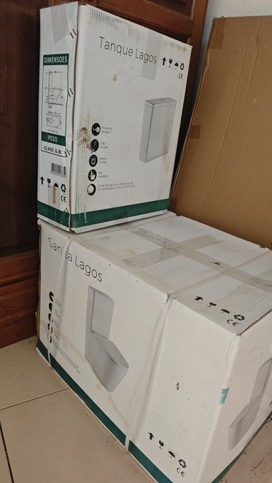 Sanita e tanque Lagos ainda na caixa