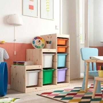 Дерев’яний стелаж для іграшок - IKEA TROFAST ТРУФАСТ