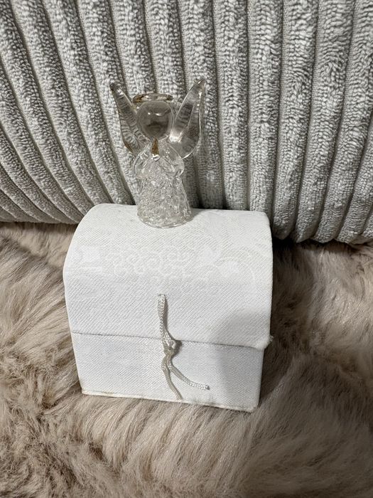 Mini szklany aniołek