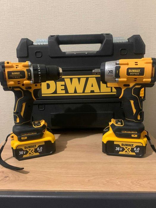 Потужний Набір DeWalt: гайковерт DCF922D2T та шуруповерт DCD996
