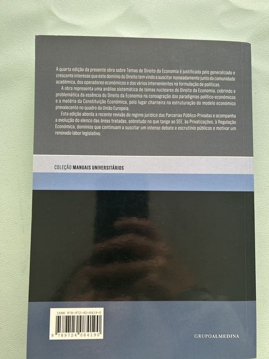Livro Temas de Direito da Economia
