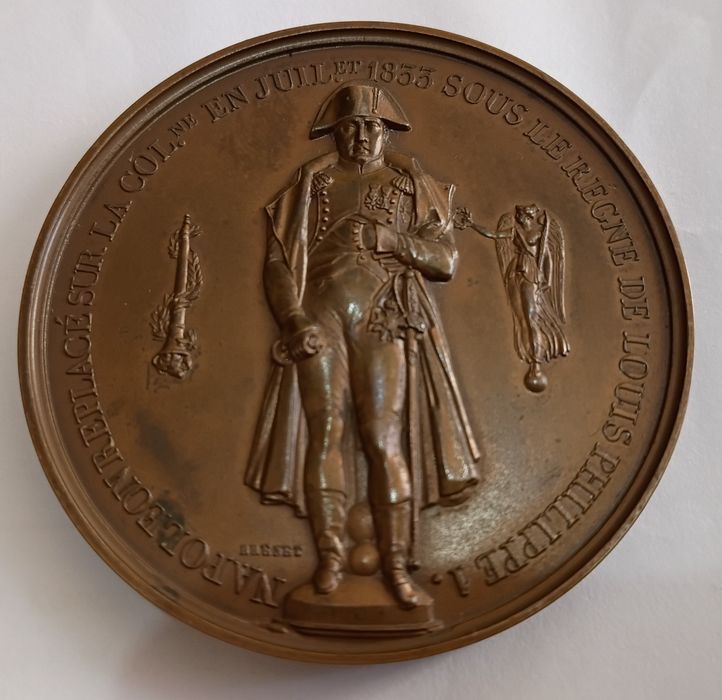 Medal Napoleon  sygnowany Brenet  Bronze 1833r