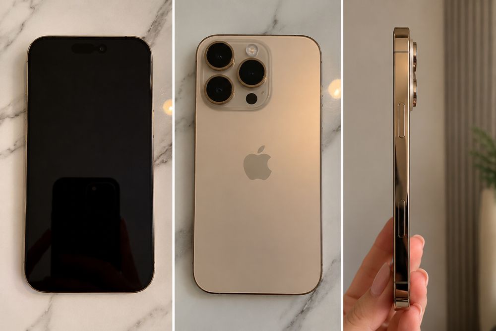 Айфон iPhone 14 Pro 256 ГБ Gold еSIM