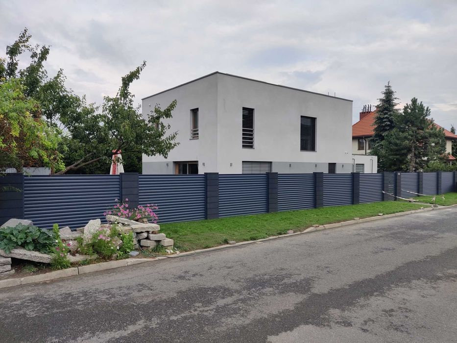 Ogrodzenie żaluzjowe aluminiowe premium