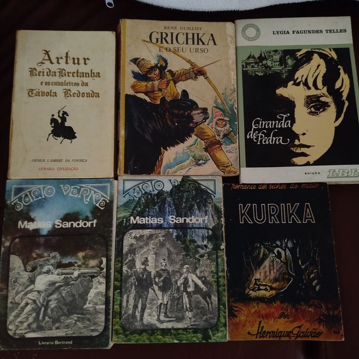 Conjunto de 6 livros