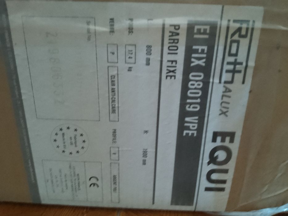 Vendo/Troco  Resguardo WC vidro NOVO!