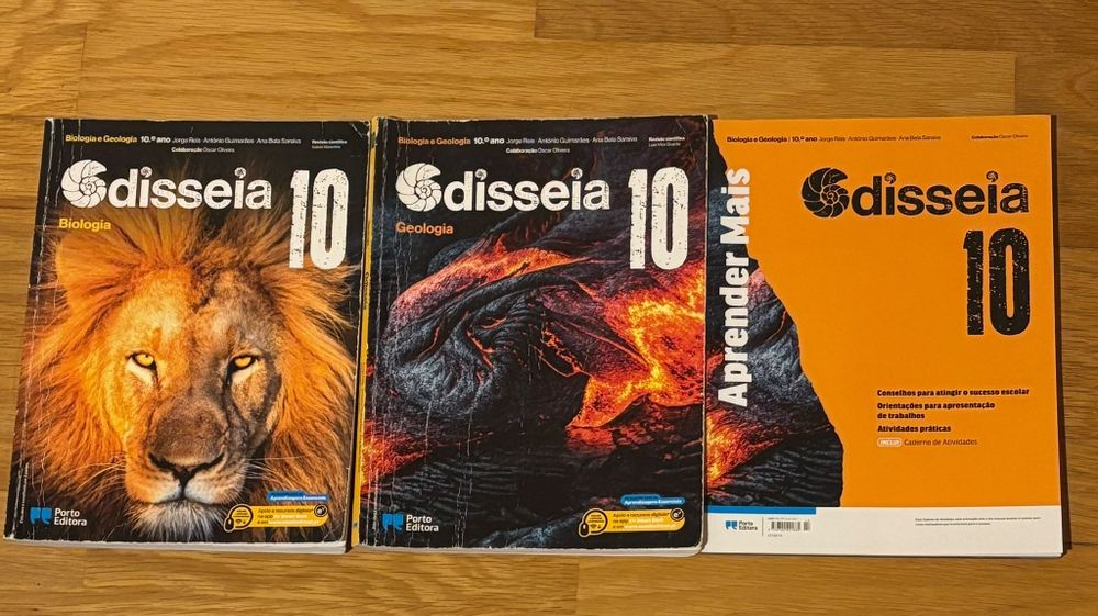 Livros escolares 10° ano