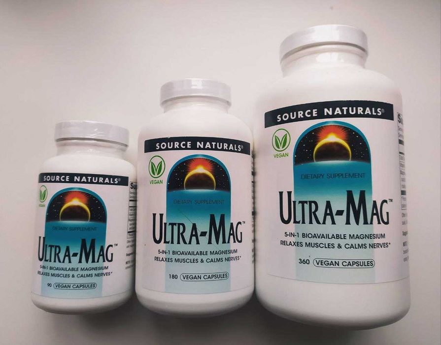 Ультрамаг Ultra-Mag 120 таб/капс Магний с витамином В6 KAL таурат с В6