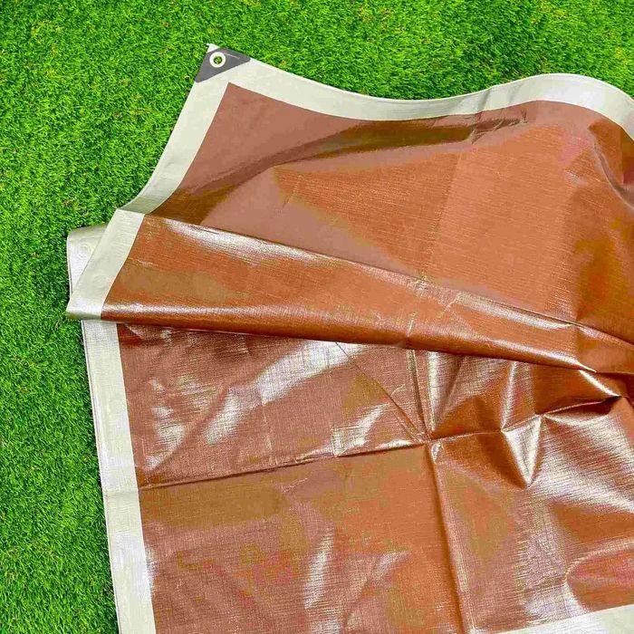 Тент - Брезент 210 г/м2 3х4м Сіро-коричневий Plandeka Gruba