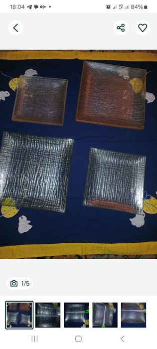 Тарелки стеклянные