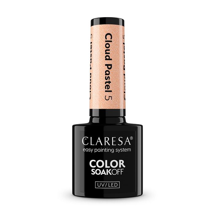 Claresa Color Soak Off UV/LED Cloud Pastel lakier hybrydowy 5 5g