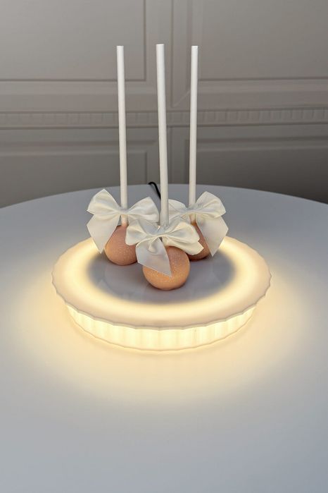 Podstawa pod ciasto 20 cm  - z oświetleniem LED