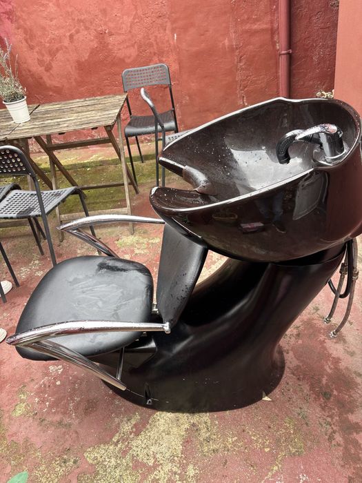 Rampa de lavagem e secador de pé