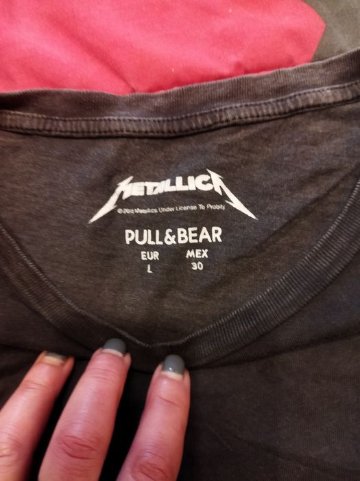 T shirts Metallica pull&bear novas