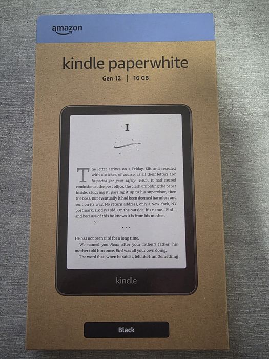 Kindle Paperwhite. 2025. 12 покол. 16Гб. Запакований. Чорний. Всі формати. FB2. Українська