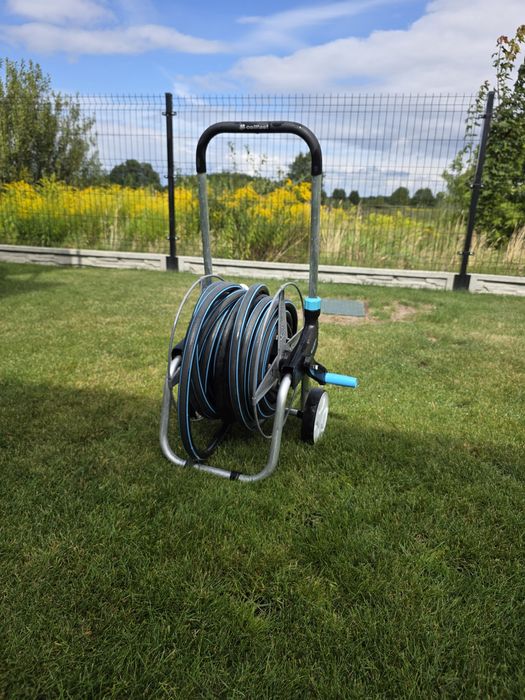 Wózek metalowy Cellfast + wąż ogrodowy 3/4" 25m
