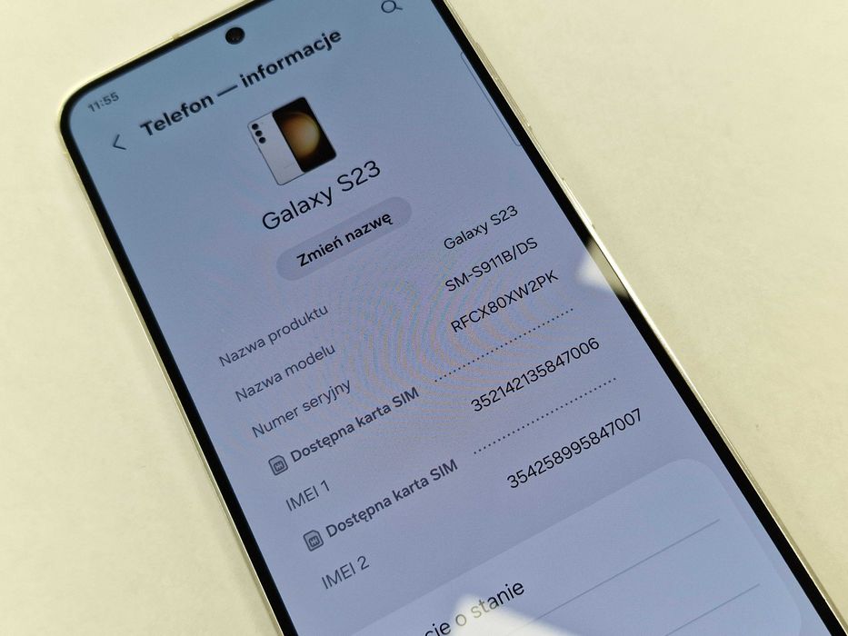 Samsung Galaxy S23 Dual SIM/ 8GB/ 256GB/ Grade A-/ Cream + ładowarka/ Gwarancja