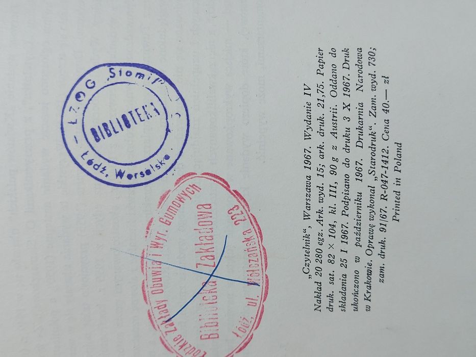 Książka Kwiaty Polskie 1967rok