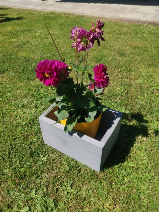 Doniczka Donica drewniana